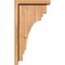 Ekena Millwork Pescadero Smooth Corbel w/Backplate, Western Red Cedar, 5 1/2"W x 10"D x 18"H COR06X10X18PEC01SWR - alternate 2